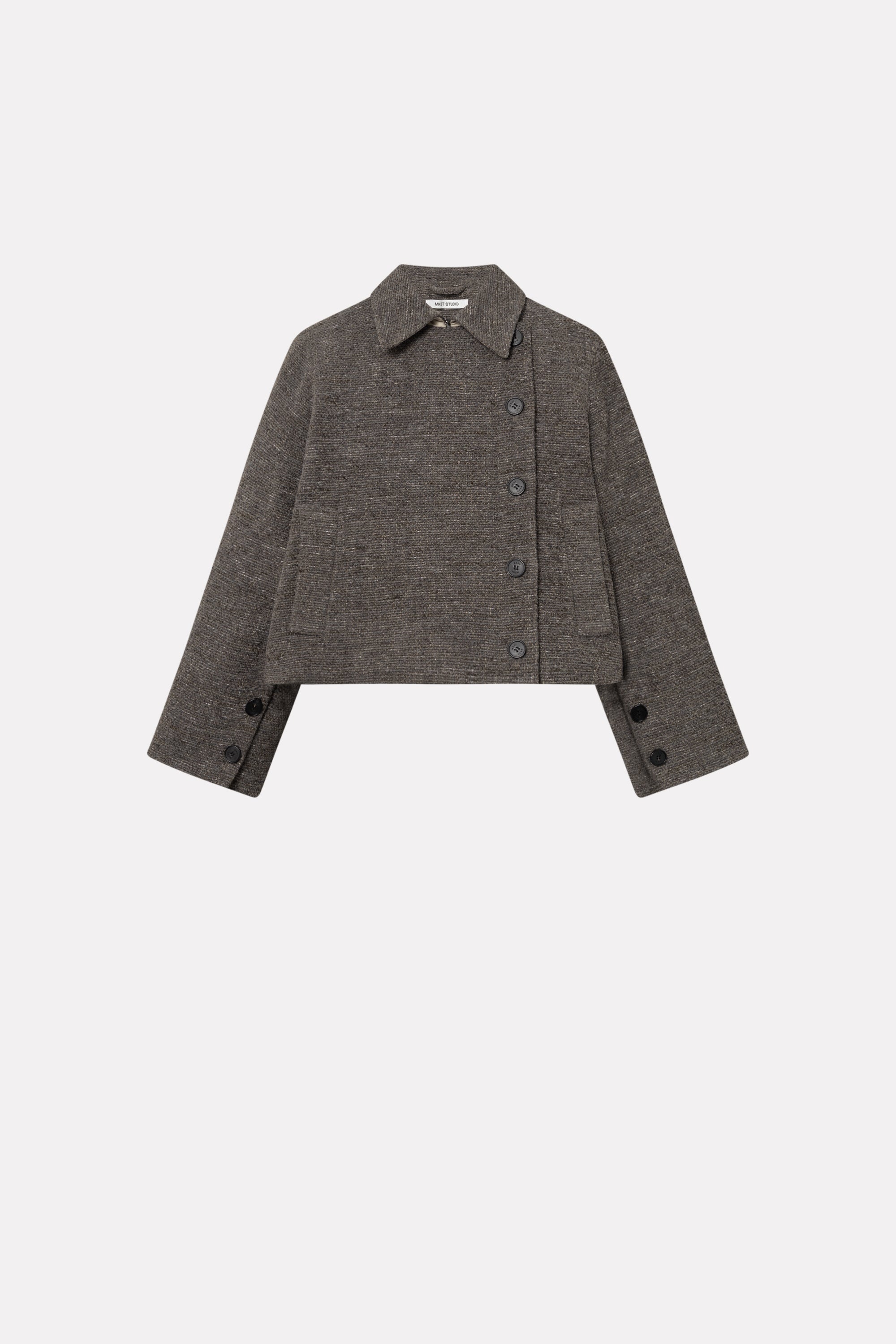 MKDT Studio CLARISSA STRUCTURE BLEND Coats MINK MELANGE