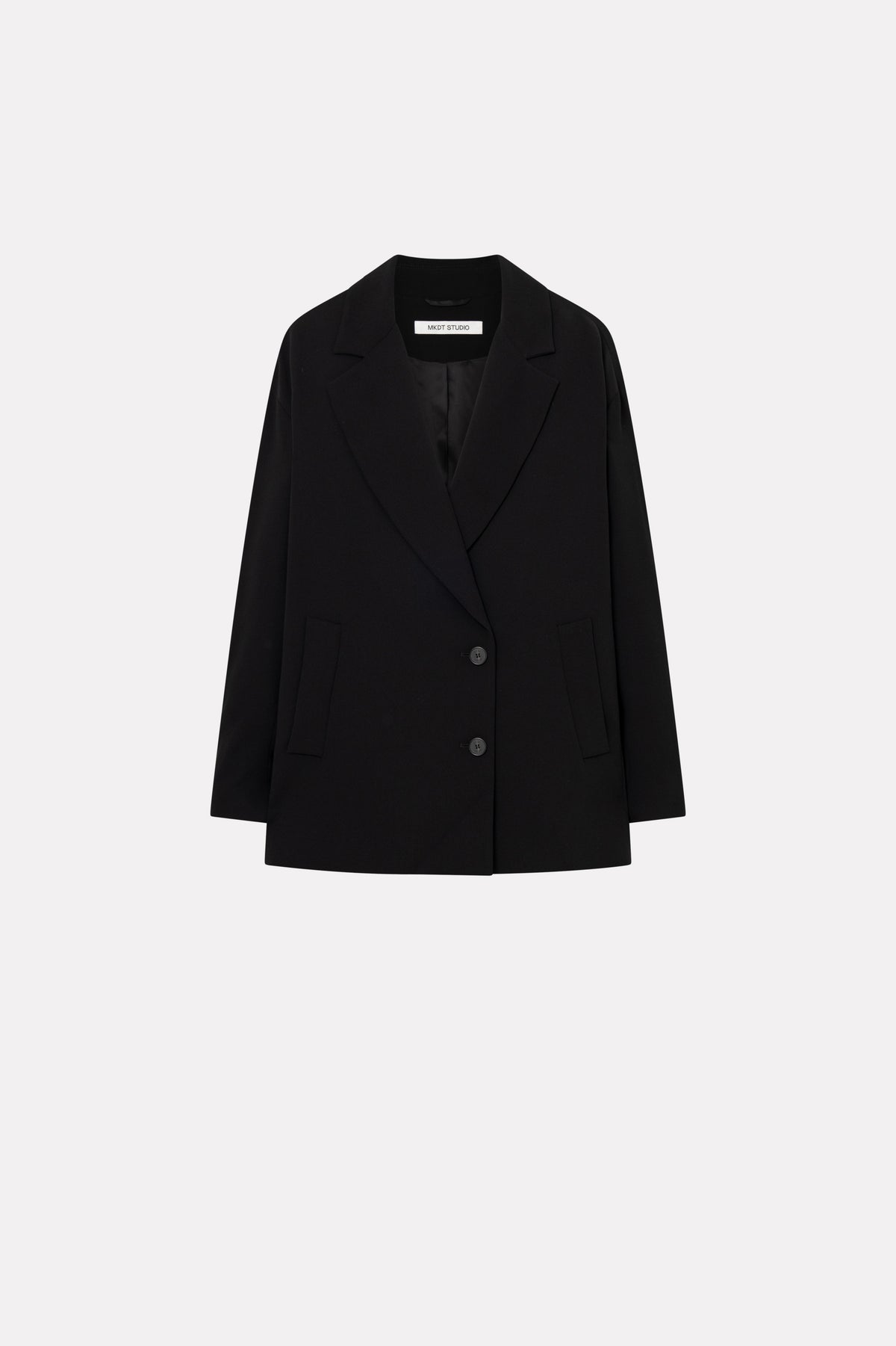 MKDT Studio COVY CREPE GEORGETTE Coats BLACK