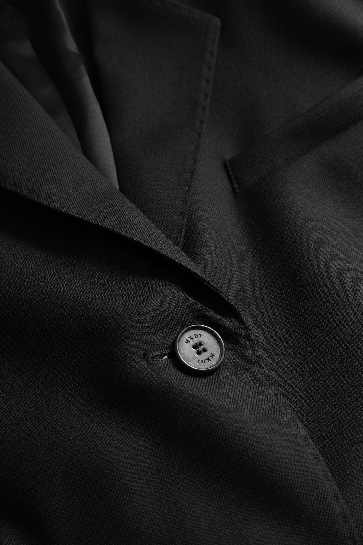 MKDT Studio JESTA ECO WOOL TWILL Jackets BLACK