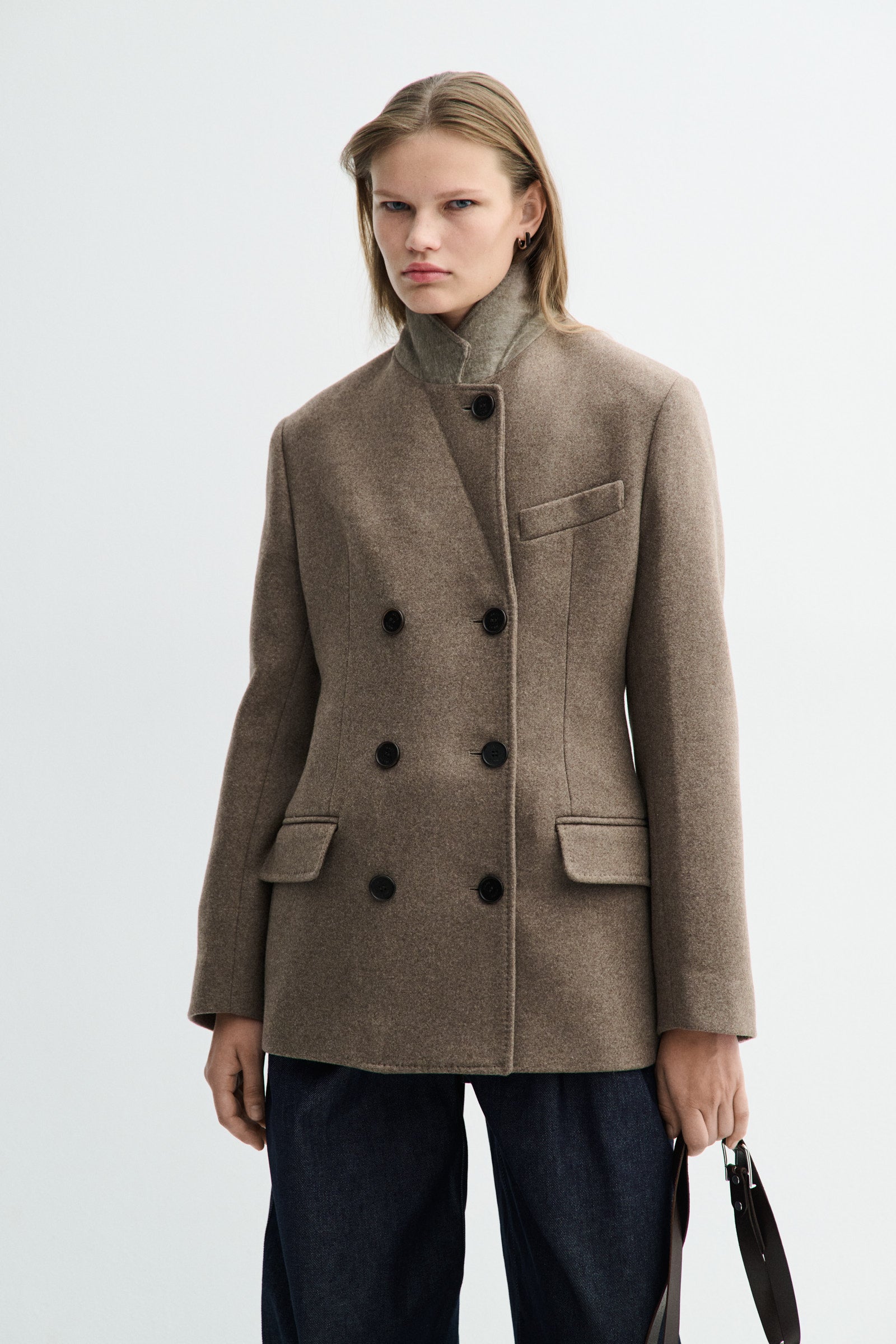 MKDT Studio JONI WOOL BLEND Jackets TAUPE