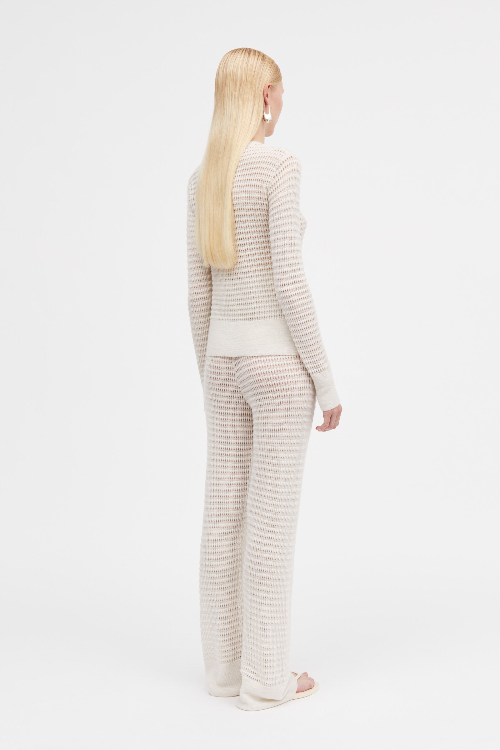 Mark Kenly Domino Tan Kessy Merino Sweater STONE