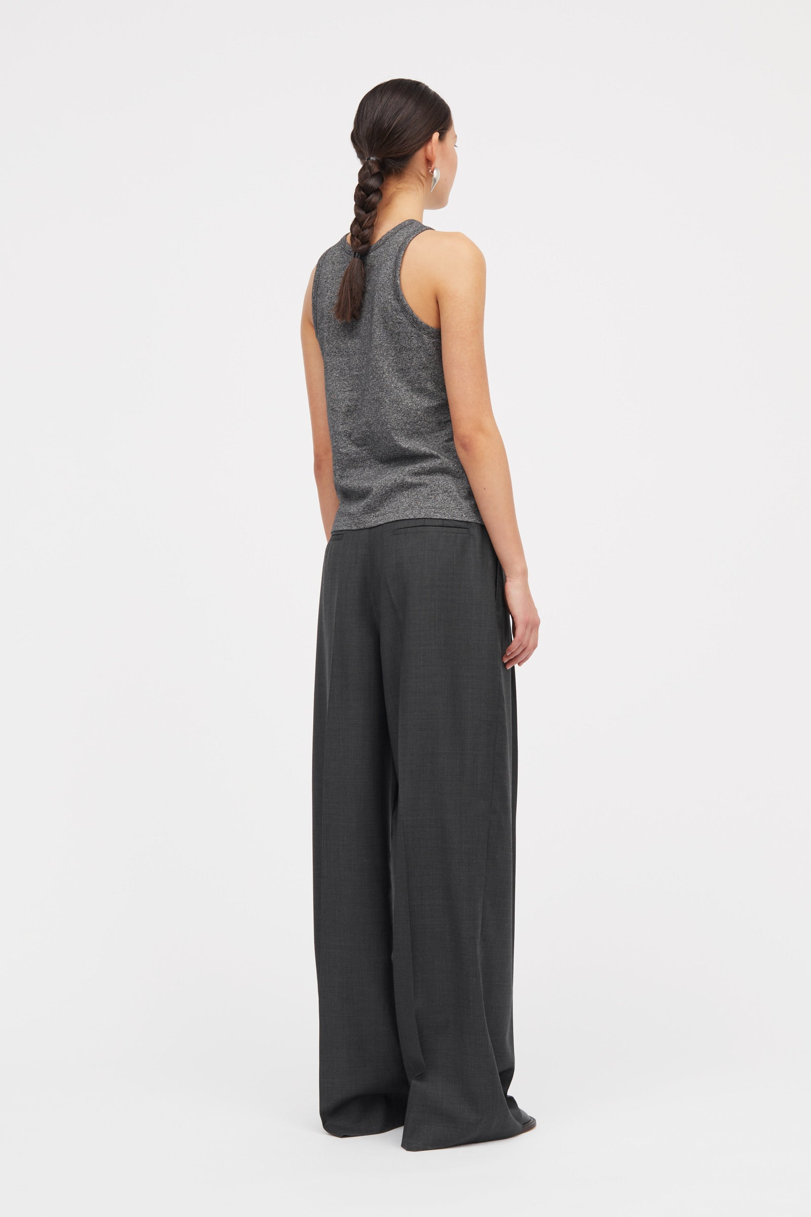 MKDT Studio Lea Cotton Jersey T-Shirts THUNDER GREY