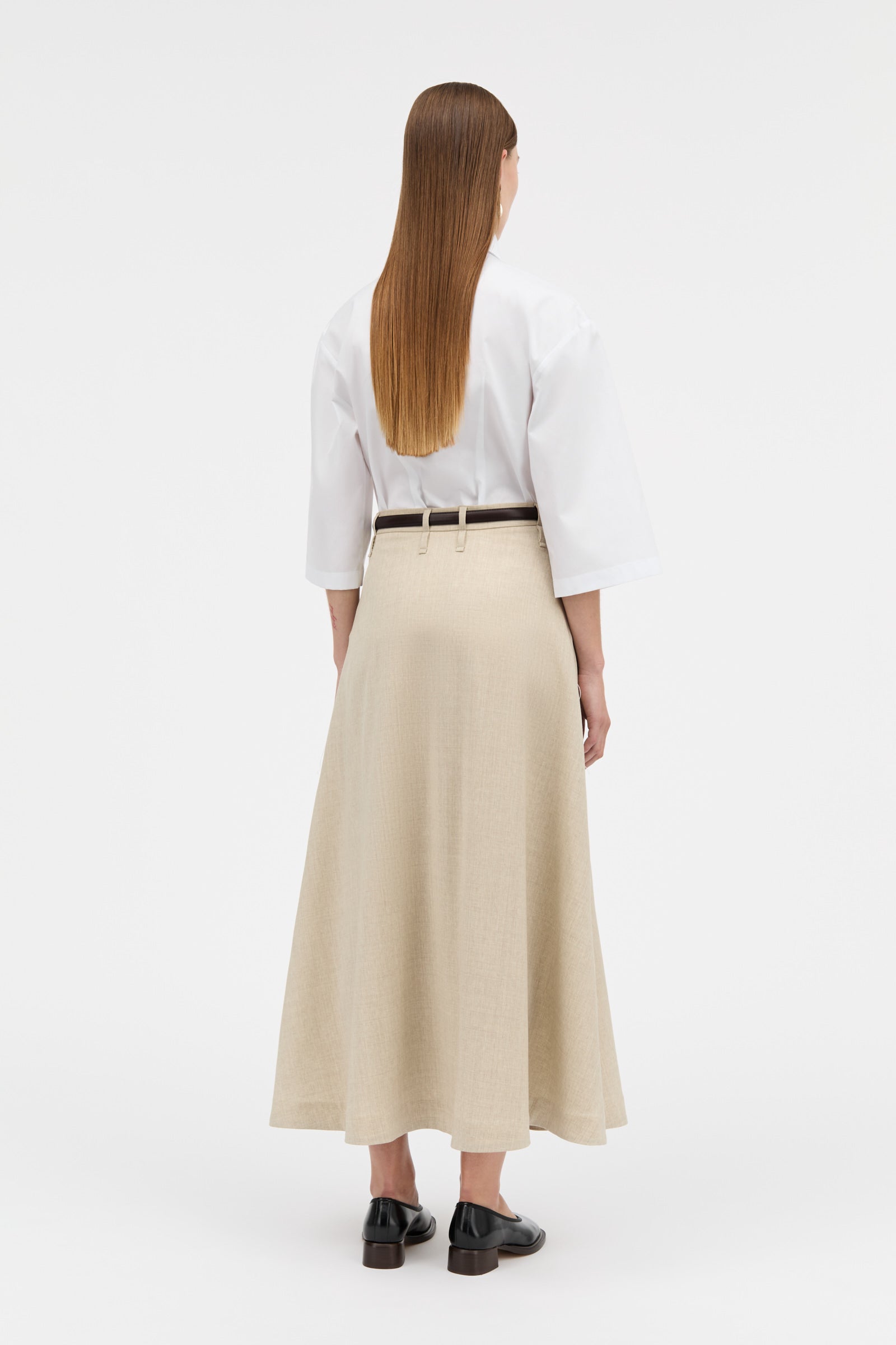 MKDT Studio NENYA SOFT WOOL Skirts SAND