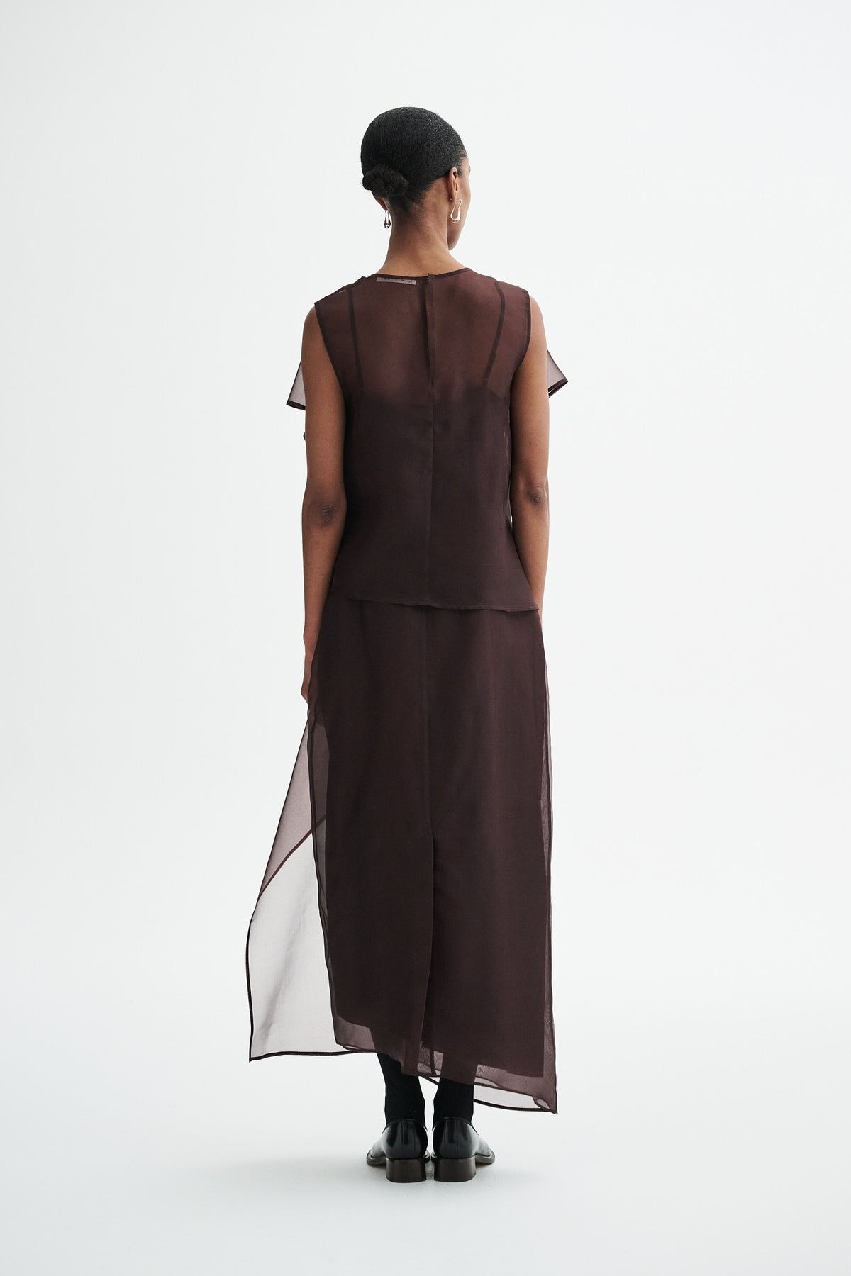 MKDT Studio NIRI SILK ORGANZA SKIRT Skirts FIG