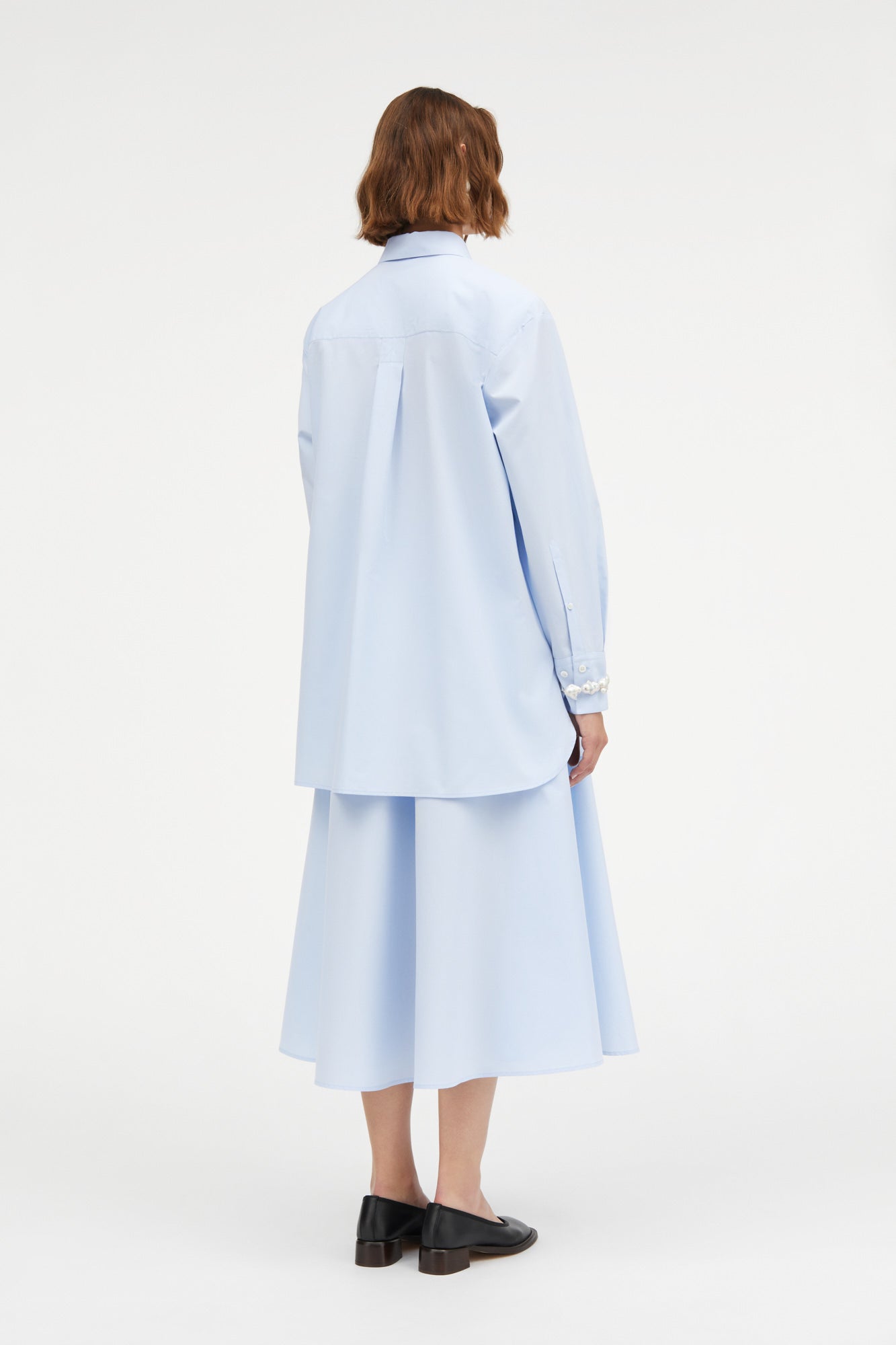 MKDT Studio Sevasti Poplin Shirts LIGHT BLUE