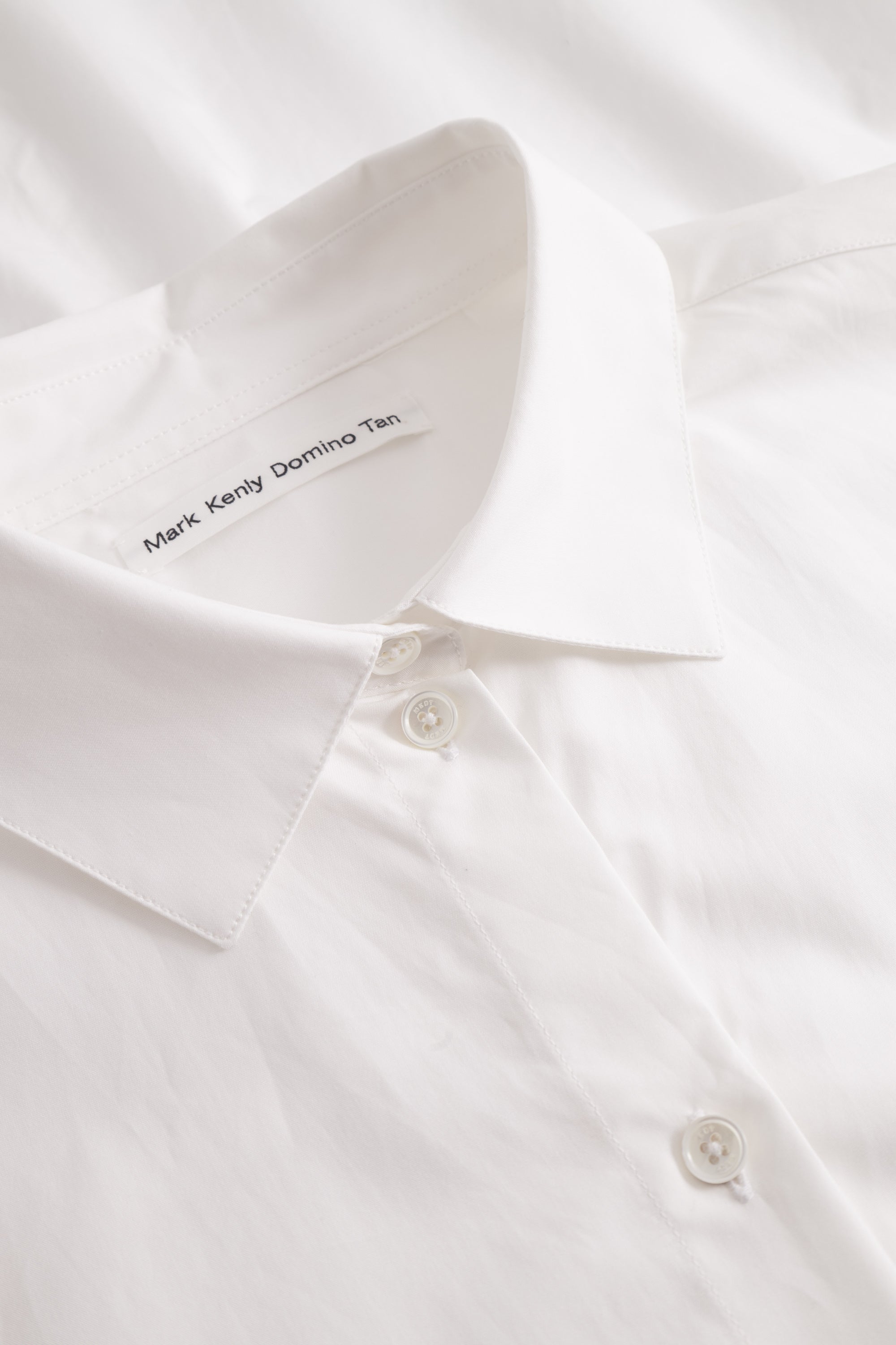 Mark Kenly Domino Tan Sevasti Poplin Shirts WHITE