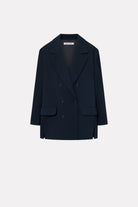 MKDT Studio CALIA CREPE GEORGETTE Coats NAVY