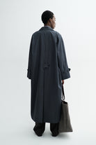 MKDT Studio CARO HALF PANAMA Coats DARK NAVY