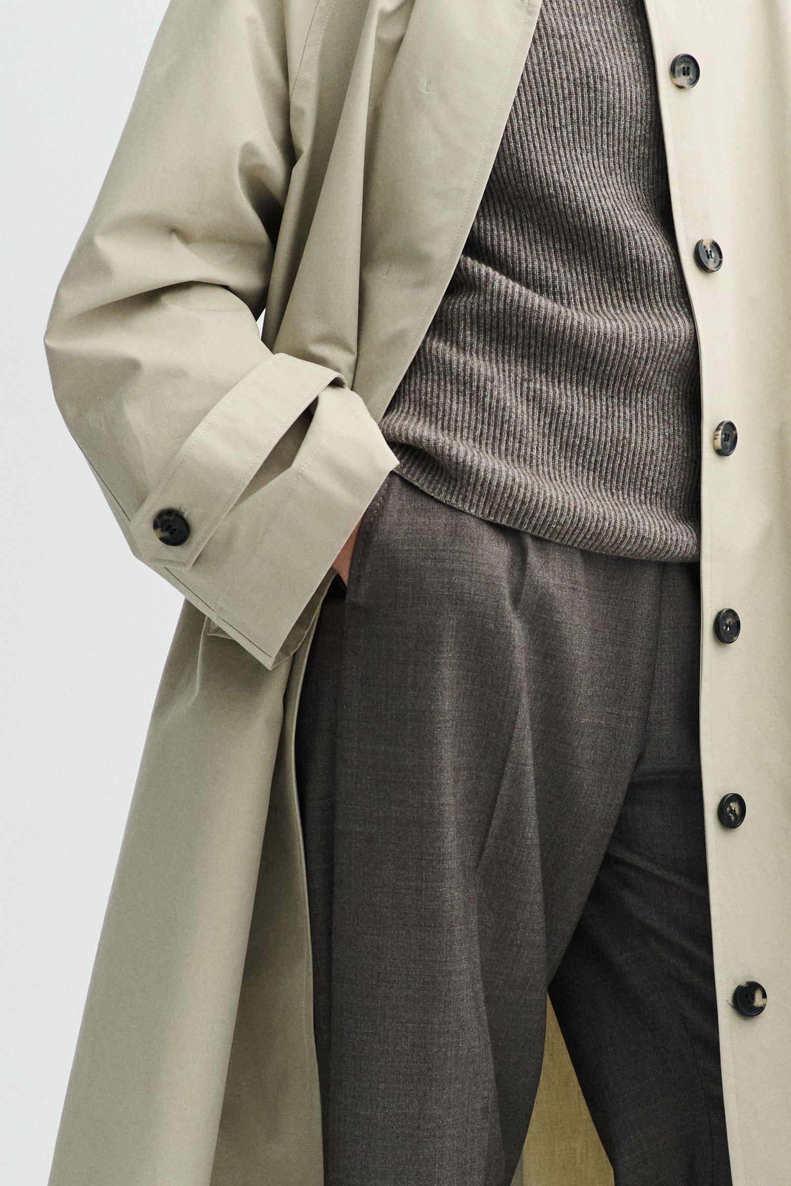 MKDT Studio CARO HALF PANAMA Coats STONE