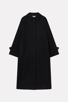 MKDT Studio CARO TWO LAYERED WOOL Coats BLACK