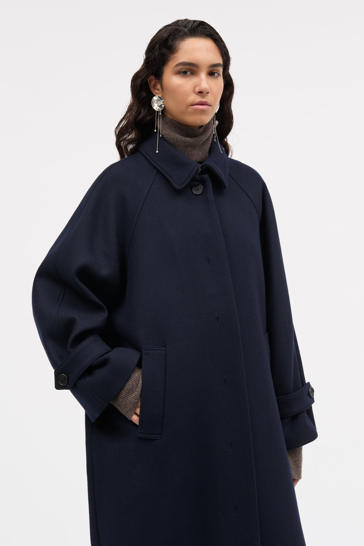 MKDT Studio CARO WOOL COAT Coats DARK NAVY