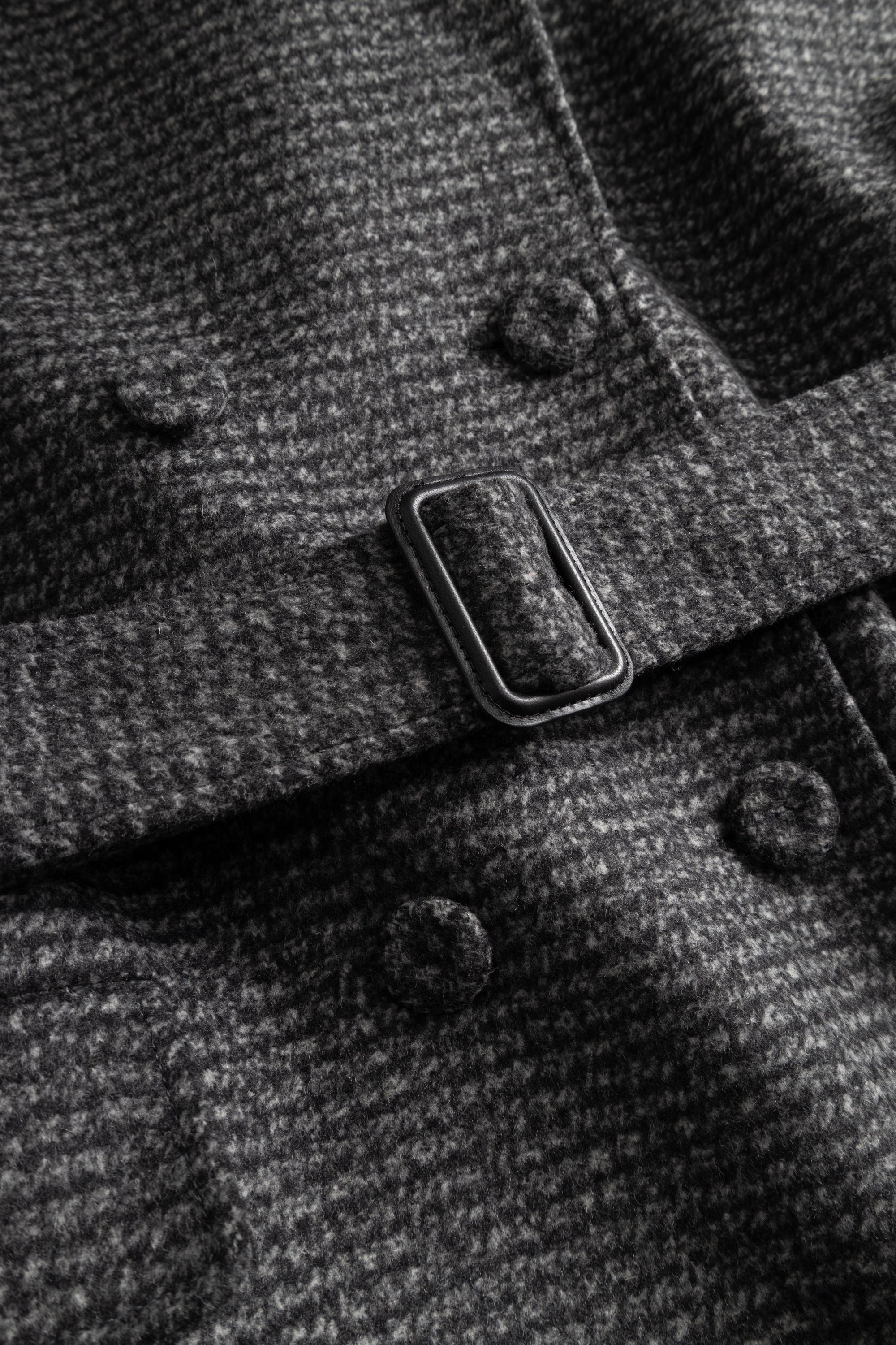 MKDT Studio CIBEL CHECK COAT Coats GREY CHECK