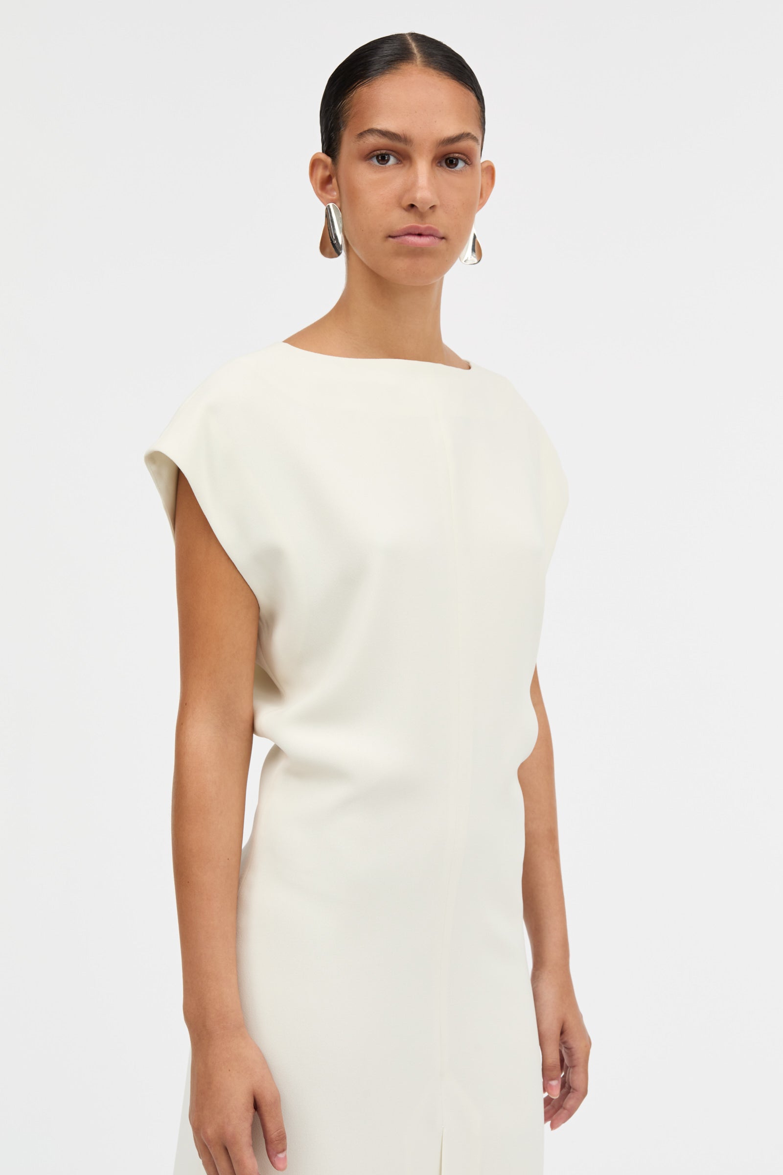 MKDT Studio DANDARA CREPE GEORGETTE Dresses IVORY