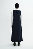 MKDT Studio DANNA CREPE GEORGETTE Dresses NAVY
