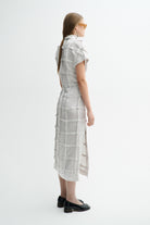 MKDT Studio DELYNA-ATELIER LINEN SILK BLEND Dresses LIGHT GREY
