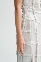 MKDT Studio DELYNA-ATELIER LINEN SILK BLEND Dresses LIGHT GREY