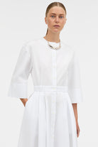 MKDT Studio DENILLA MKDT SIGNATUREPOPLIN Dresses WHITE