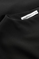MKDT Studio Diya Crepe Georgette Dresses BLACK