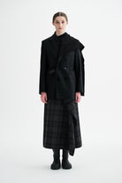 MKDT Studio JAYDEN ECO WOOL TWILL Jackets BLACK