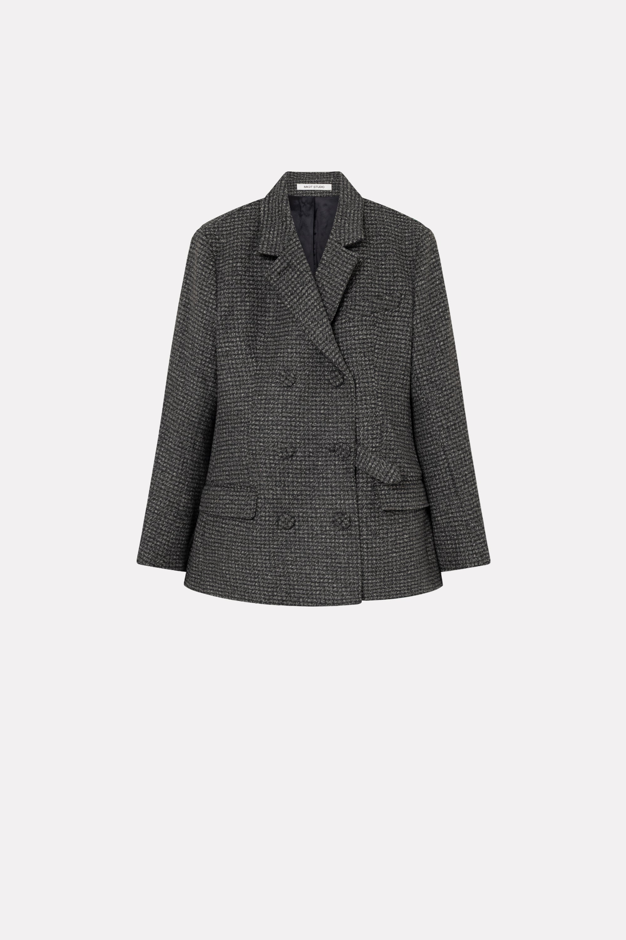 MKDT Studio JONI CHECK BLAZER Jackets GREY CHECK