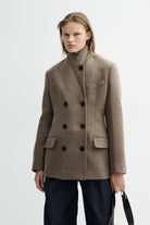 MKDT Studio JONI WOOL BLEND Jackets TAUPE