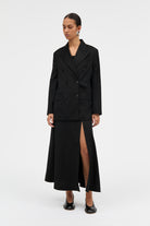MKDT Studio JUANITA SOFT WOOL Jackets BLACK