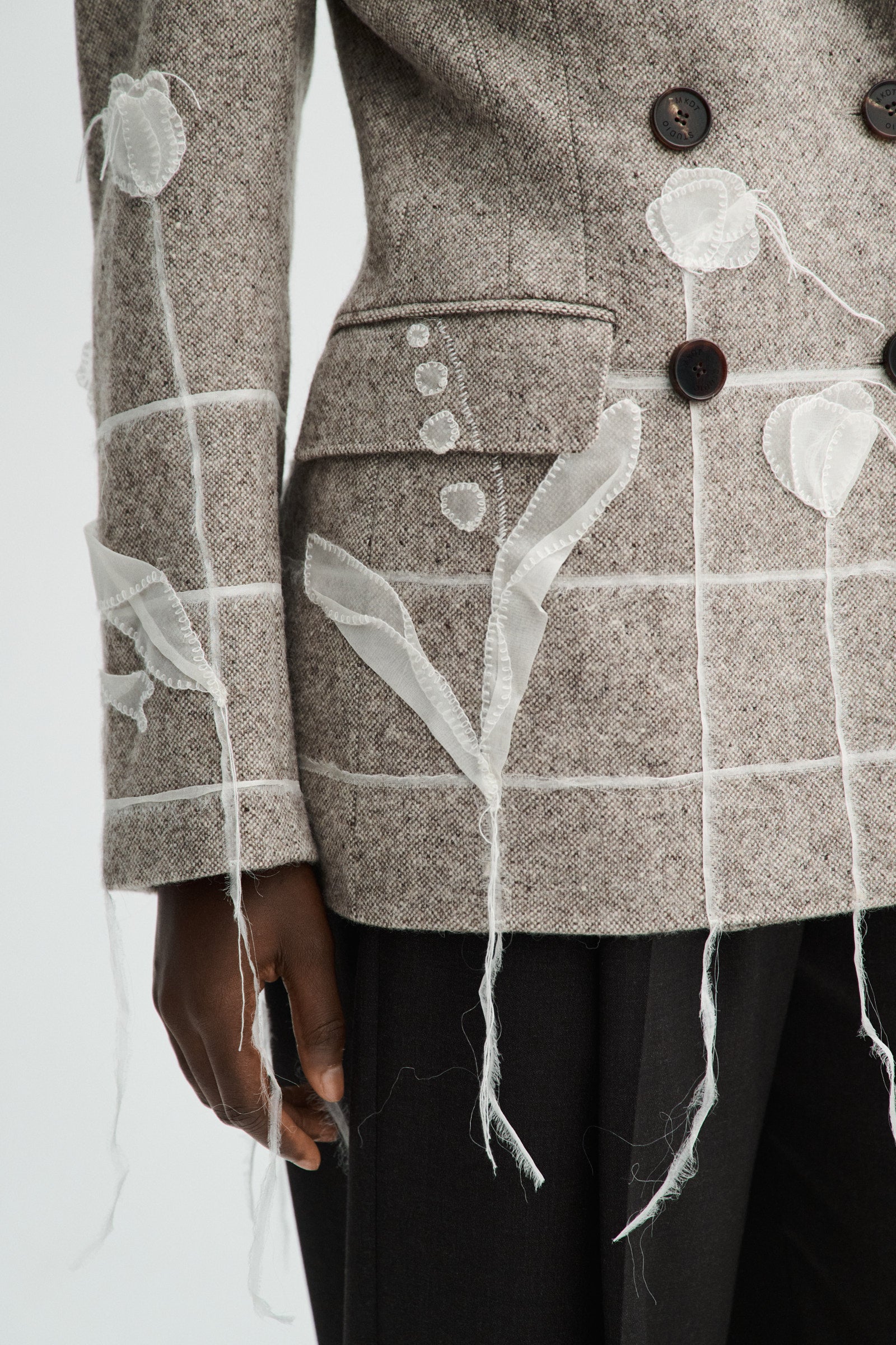 MKDT Studio JULIANA-ATELIER GRAIN WOOL Jackets BARK