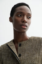 MKDT Studio JULIENNE LIGHT TWEED Jackets SEPIA MELANGE