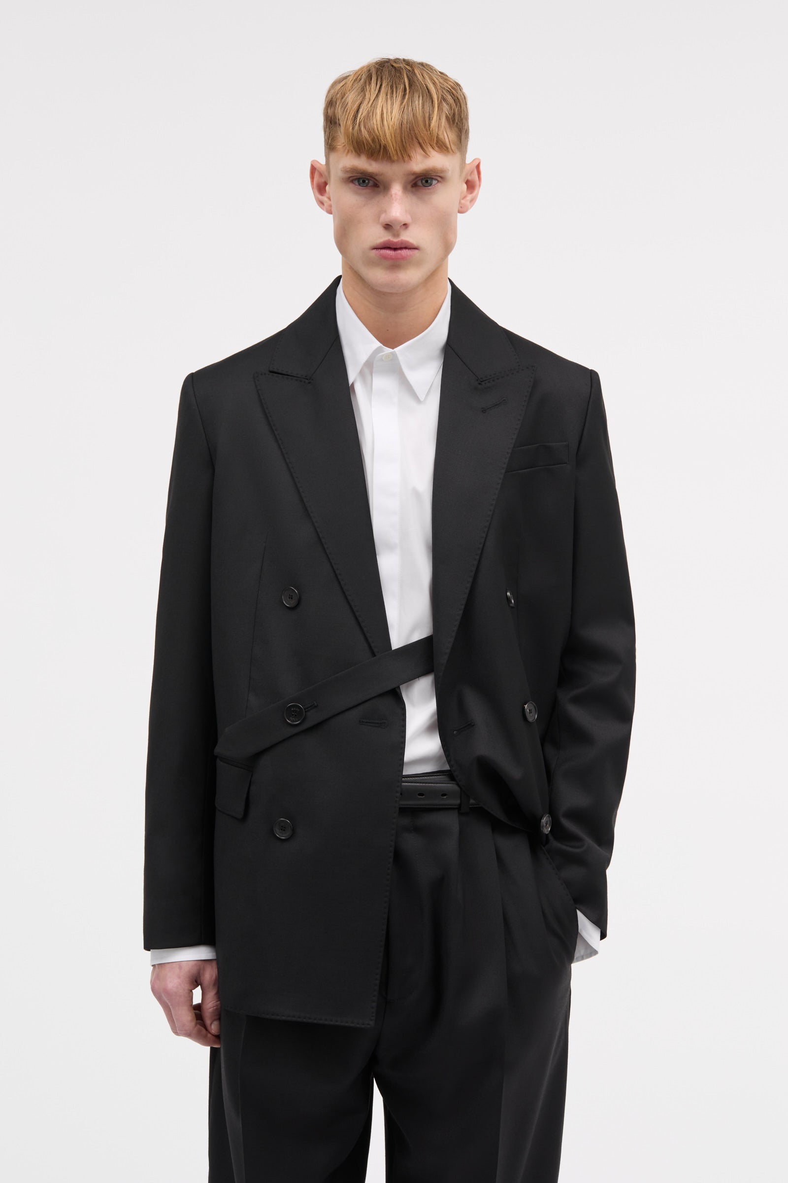 MKDT Studio Jacob Light Wool Jackets BLACK