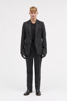 MKDT Studio James Two Layered Wool Jackets DARK GREY