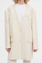 Mark Kenly Domino Tan Jamuhna Check Tweed Jackets NATURAL