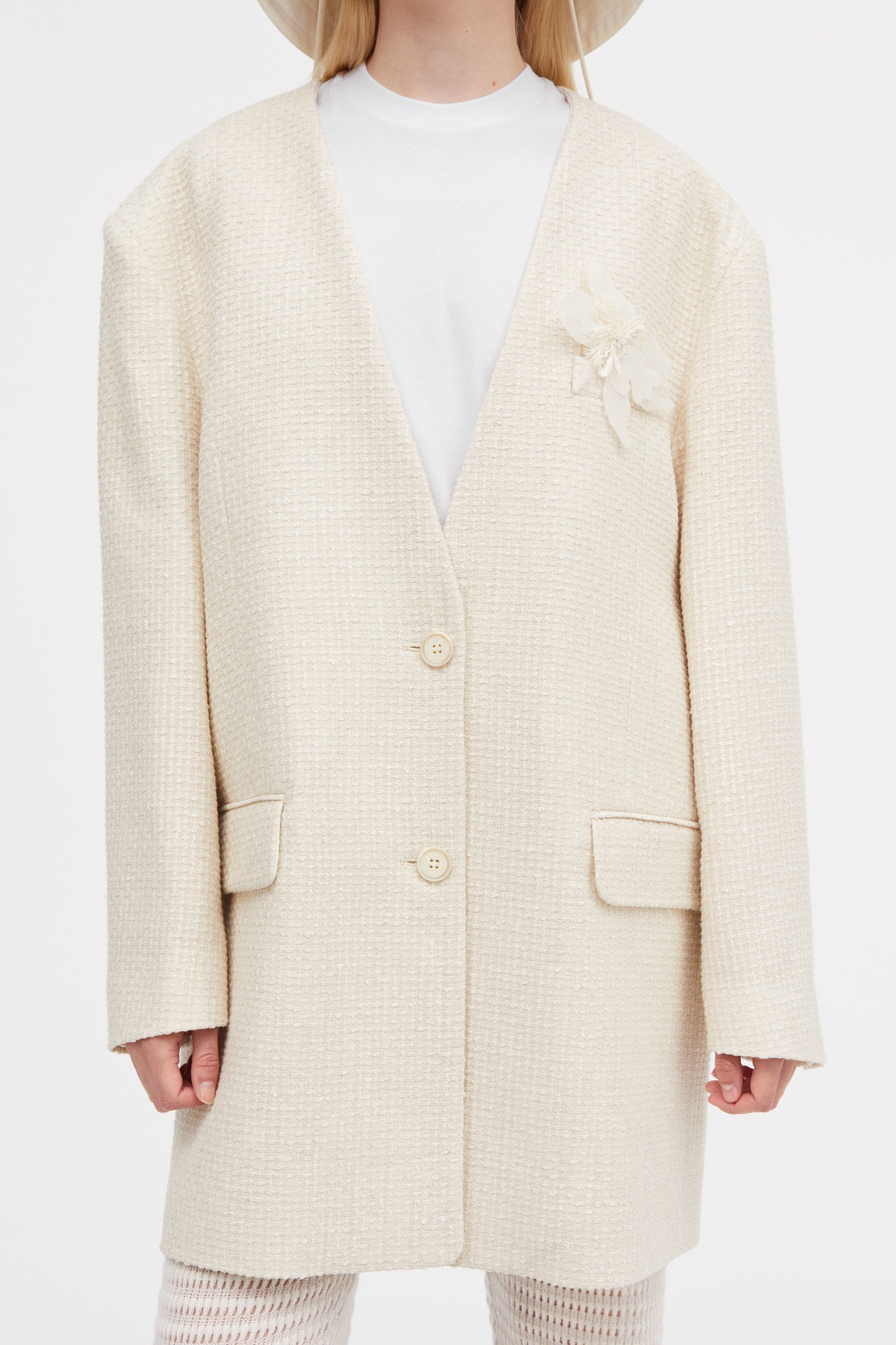Mark Kenly Domino Tan Jamuhna Check Tweed Jackets NATURAL