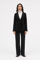 MKDT Studio Jute Crepe Georgette Jackets BLACK