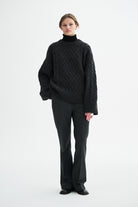 MKDT Studio KOMORO RAW WOOL Sweater GREY MELANGE