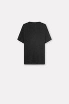 Mark Kenly Domino Tan Kamala Cashmere T-Shirts CHARCOAL