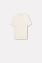 Mark Kenly Domino Tan Kamala Cashmere T-Shirts IVORY