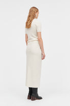 Mark Kenly Domino Tan Kamala Cashmere T-Shirts IVORY