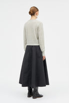 MKDT Studio Klairo Cashmere Sweater LIGHT GREY