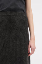 MKDT Studio Klareen Yak Skirts DARK GREY MELANGE