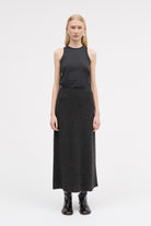 MKDT Studio Klareen Yak Skirts DARK GREY MELANGE