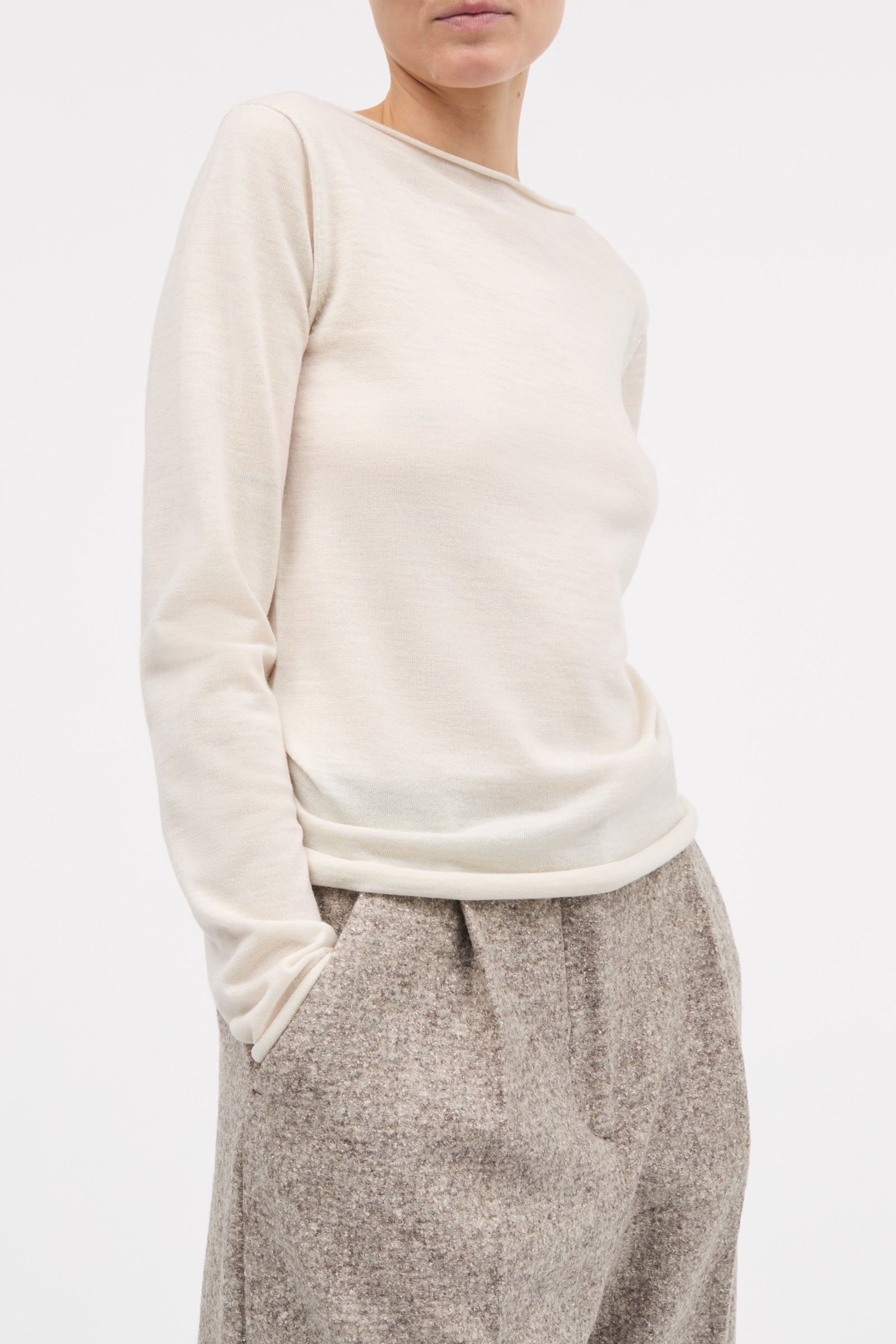 MKDT Studio Koba Knit Sweater STONE