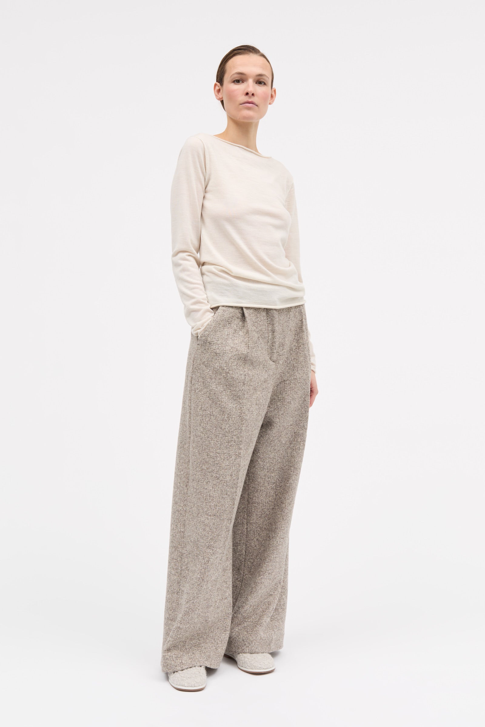 MKDT Studio Koba Knit Sweater STONE