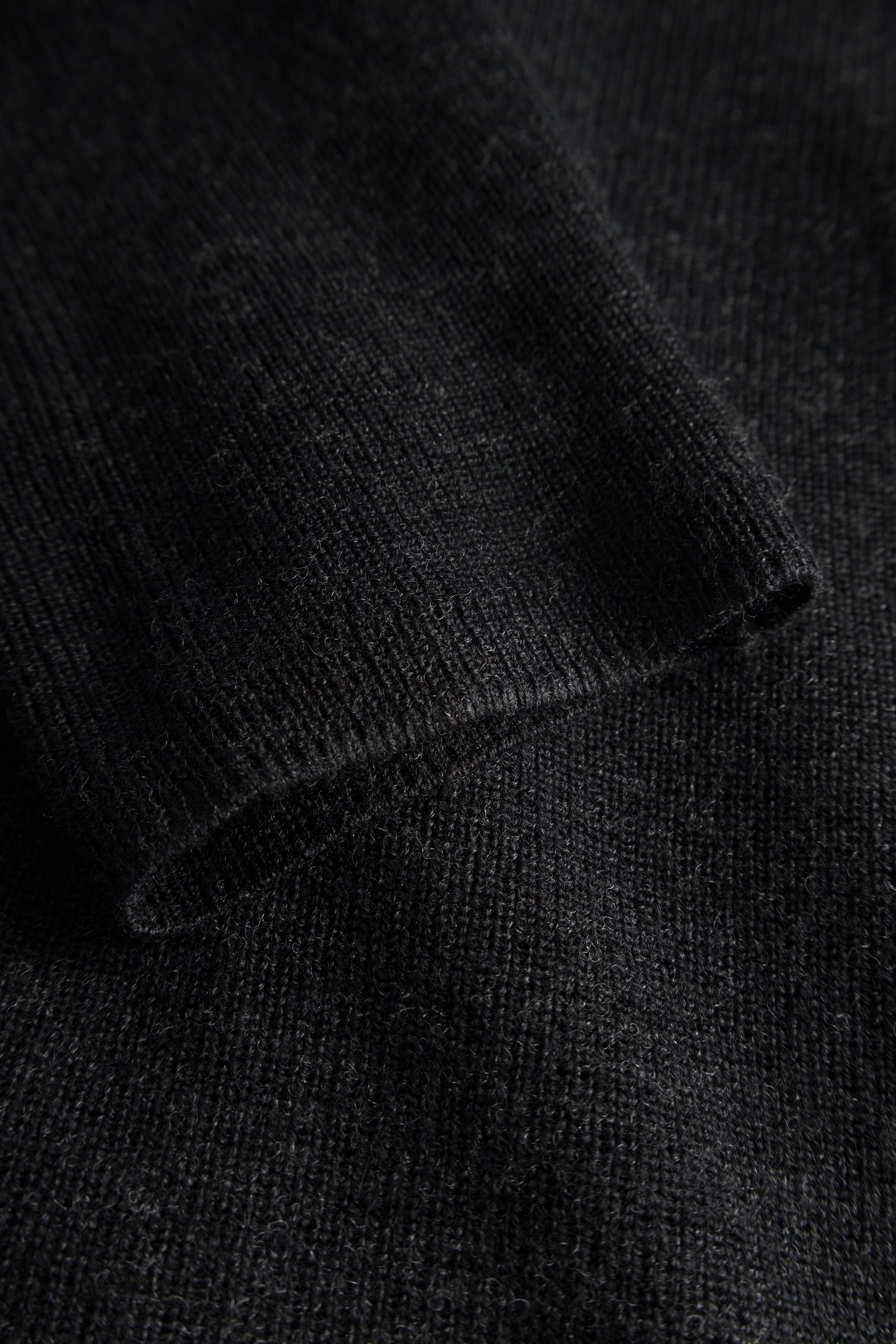 Mark Kenly Domino Tan Korine Merino Sweater BLACK
