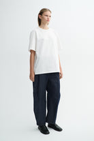 MKDT Studio LEO HEAVY JERSEY COTTON T-Shirts WHITE