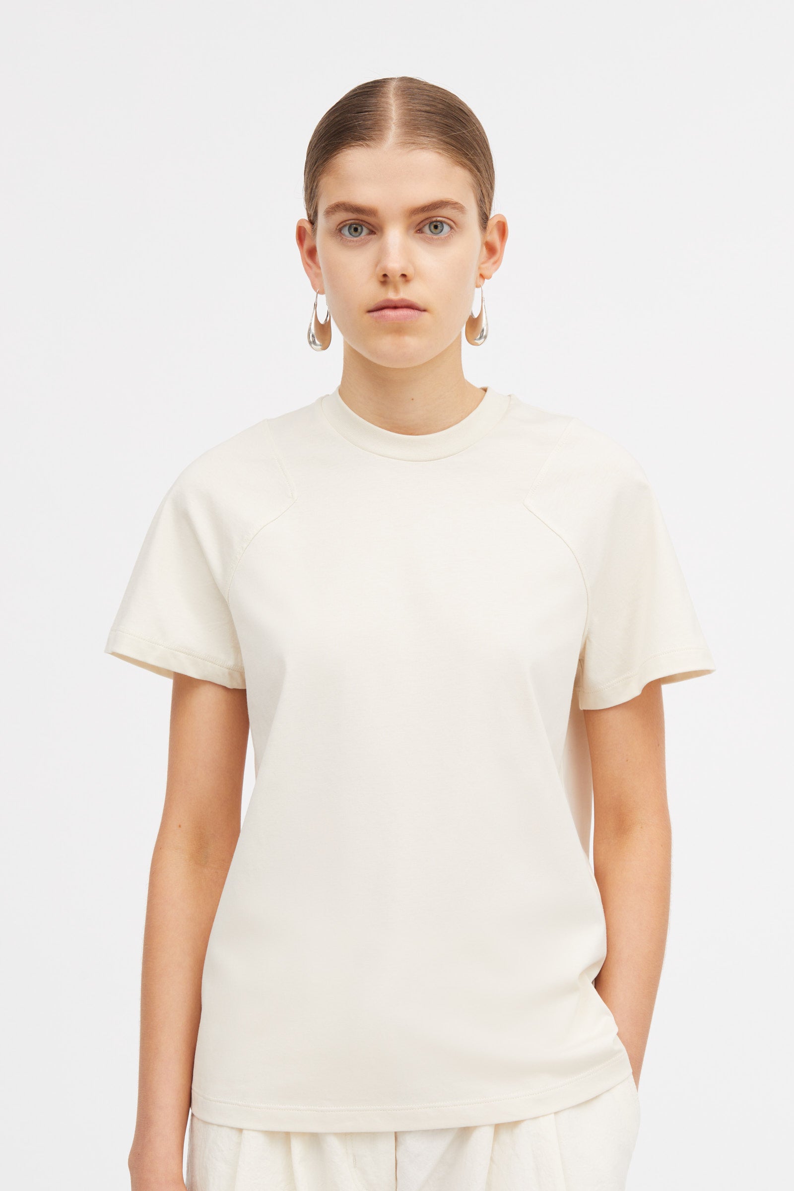 Mark Kenly Domino Tan Laia-monogram Cotton Jersey T-Shirts SAND
