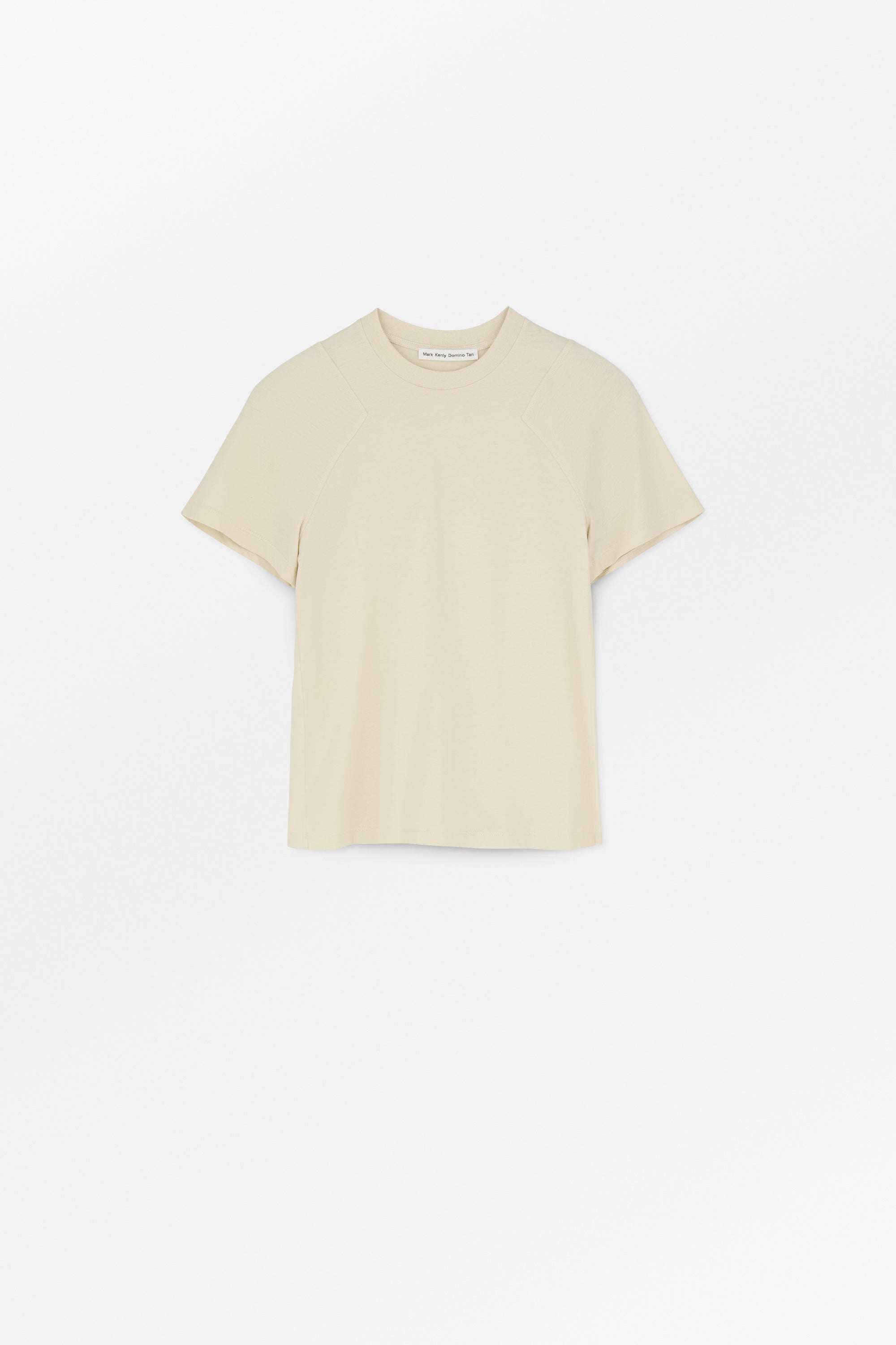 Mark Kenly Domino Tan Laia Cotton Jersey T-Shirts CREAM
