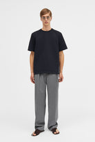 MKDT Studio Leo Heavy Cotton Jersey T-Shirts MIDNIGHT BLUE