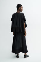MKDT Studio NANNEL COTTON POPLIN Skirts BLACK