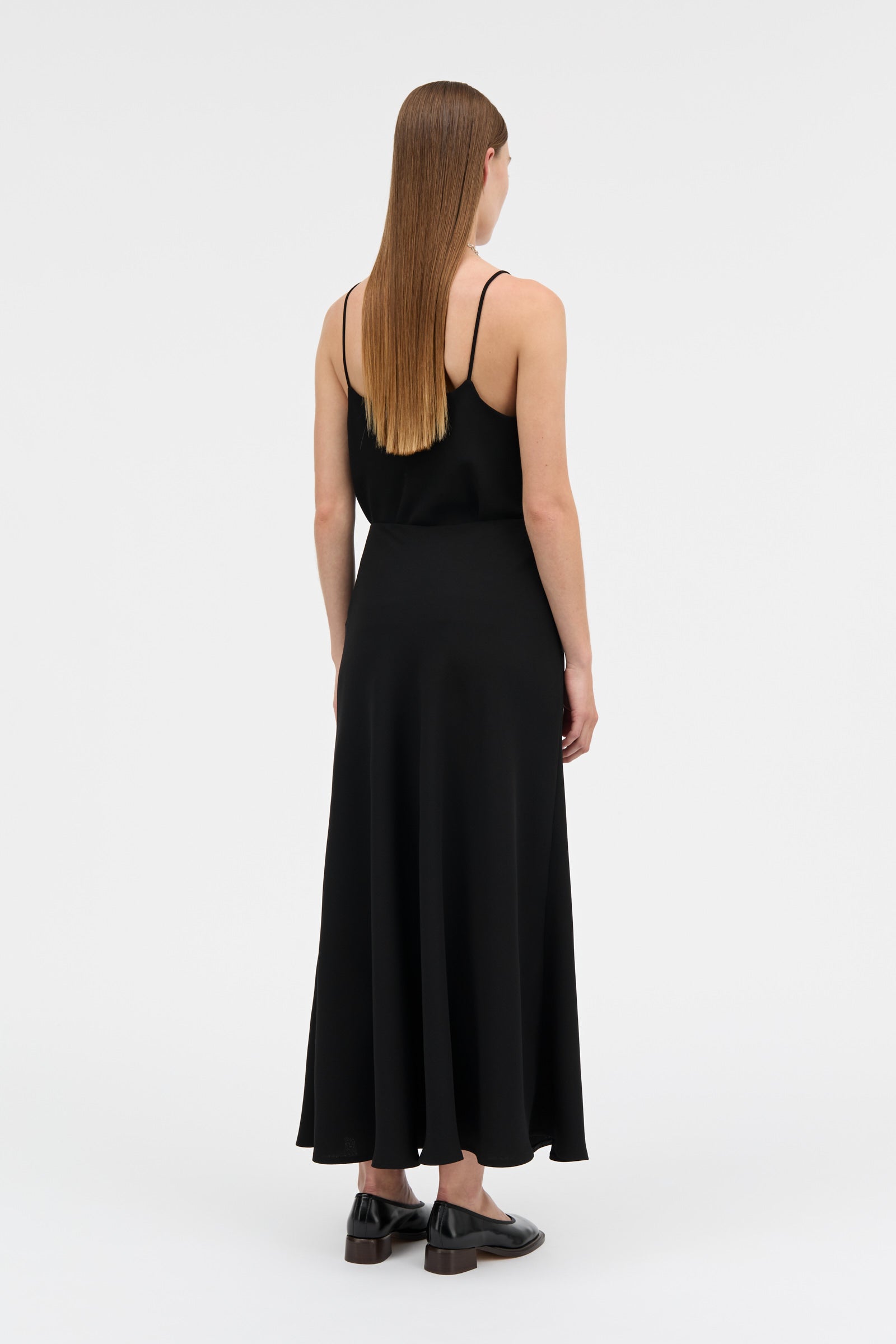MKDT Studio NIMO CREPE GEORGETTE Skirts BLACK