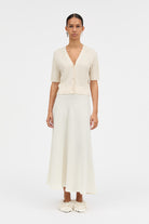 MKDT Studio NIMO CREPE GEORGETTE Skirts IVORY